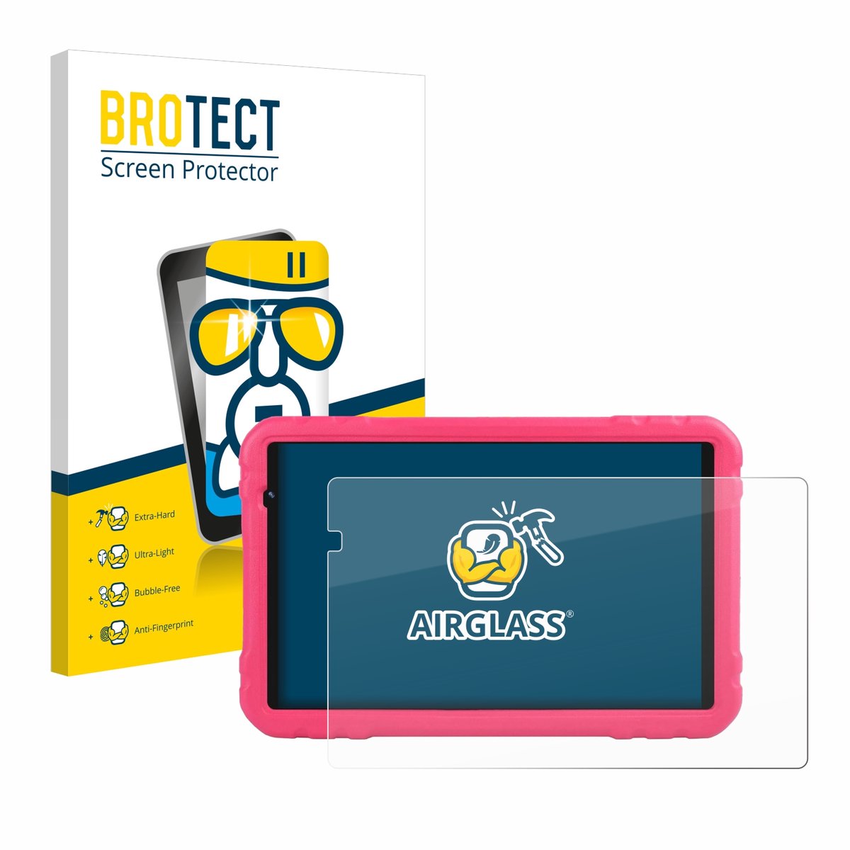 Screenprotector voor Juedur R500 10" Beschermglas transparant