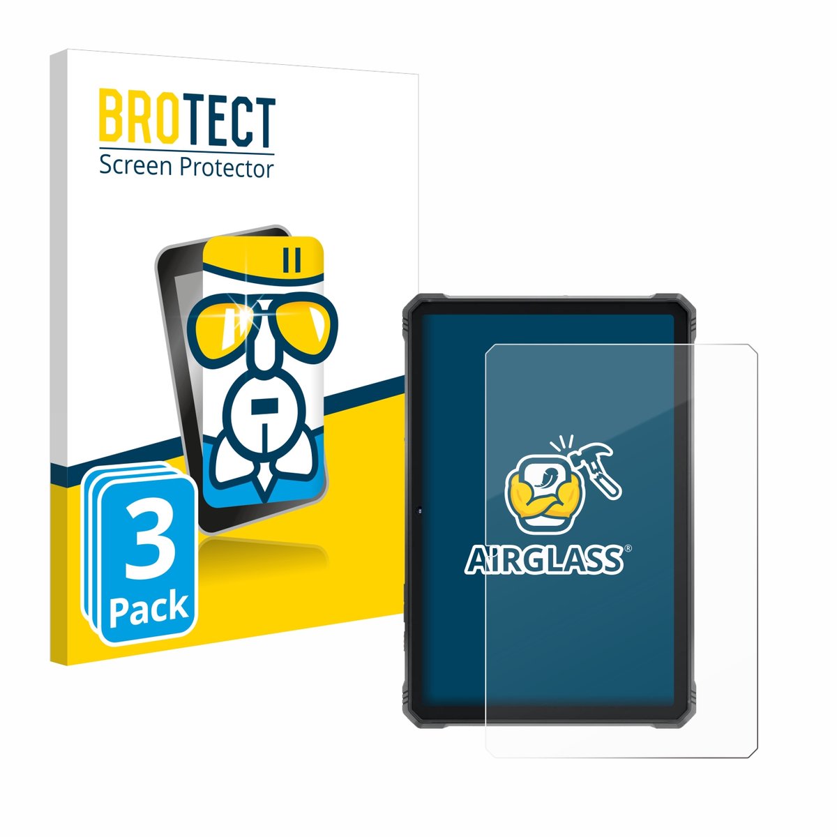 Screenprotector 3 Stuks voor Hotwav R9 Pro Beschermglas transparant