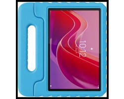 HappyCase Kinder Tablethoes Geschikt voor Lenovo Tab M11/K11 | Kindvriendelijke Hoes | Beschemhoes | Kinderhoes | met Handvat en Standaard | Blauw