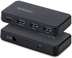 StarTech.com 4-Port USB-C en USB-A Hub, 5Gbps, Self Powered, 2-in-1 USB-C en USB-A Host Kabel, 1x USB-C en 3x USB-A (1x BC 1.2), Inclusief 36W Power Adapter