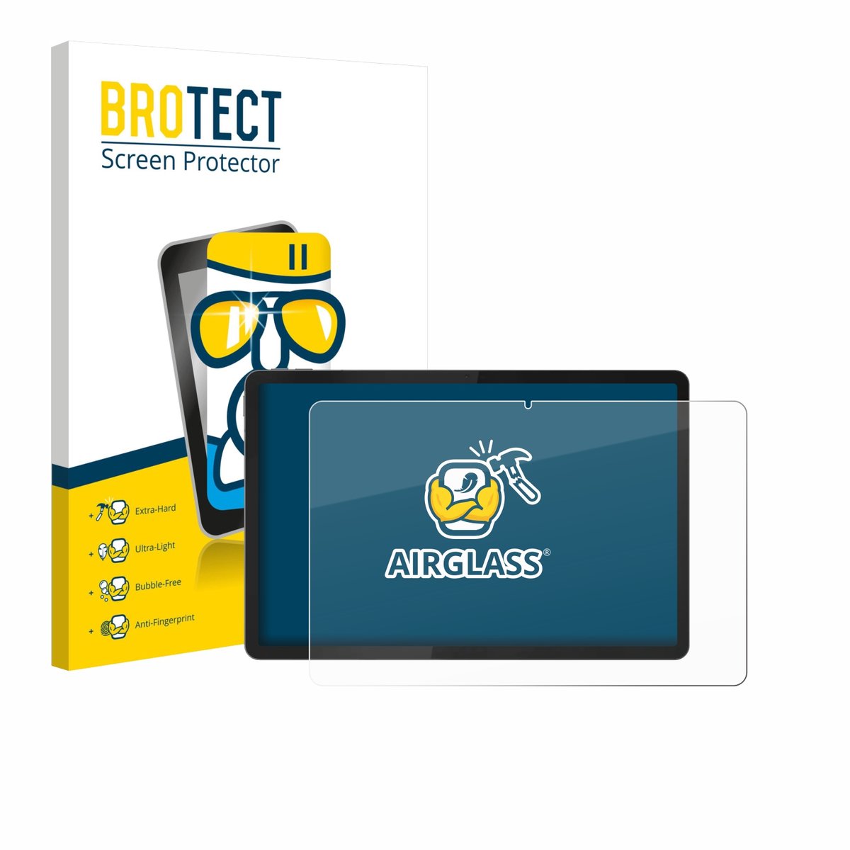 Screenprotector voor Lenovo Tab K12 ZAGJ0153SE Beschermglas transparant
