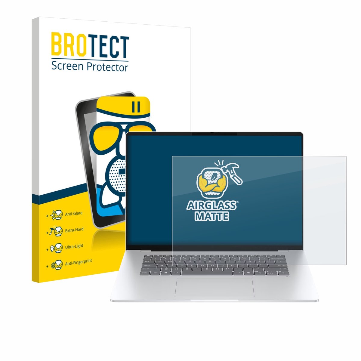 BROTECT - Screenprotector voor HP OmniBook 5 16 - Folie Beschermfolie Beschermglas matte