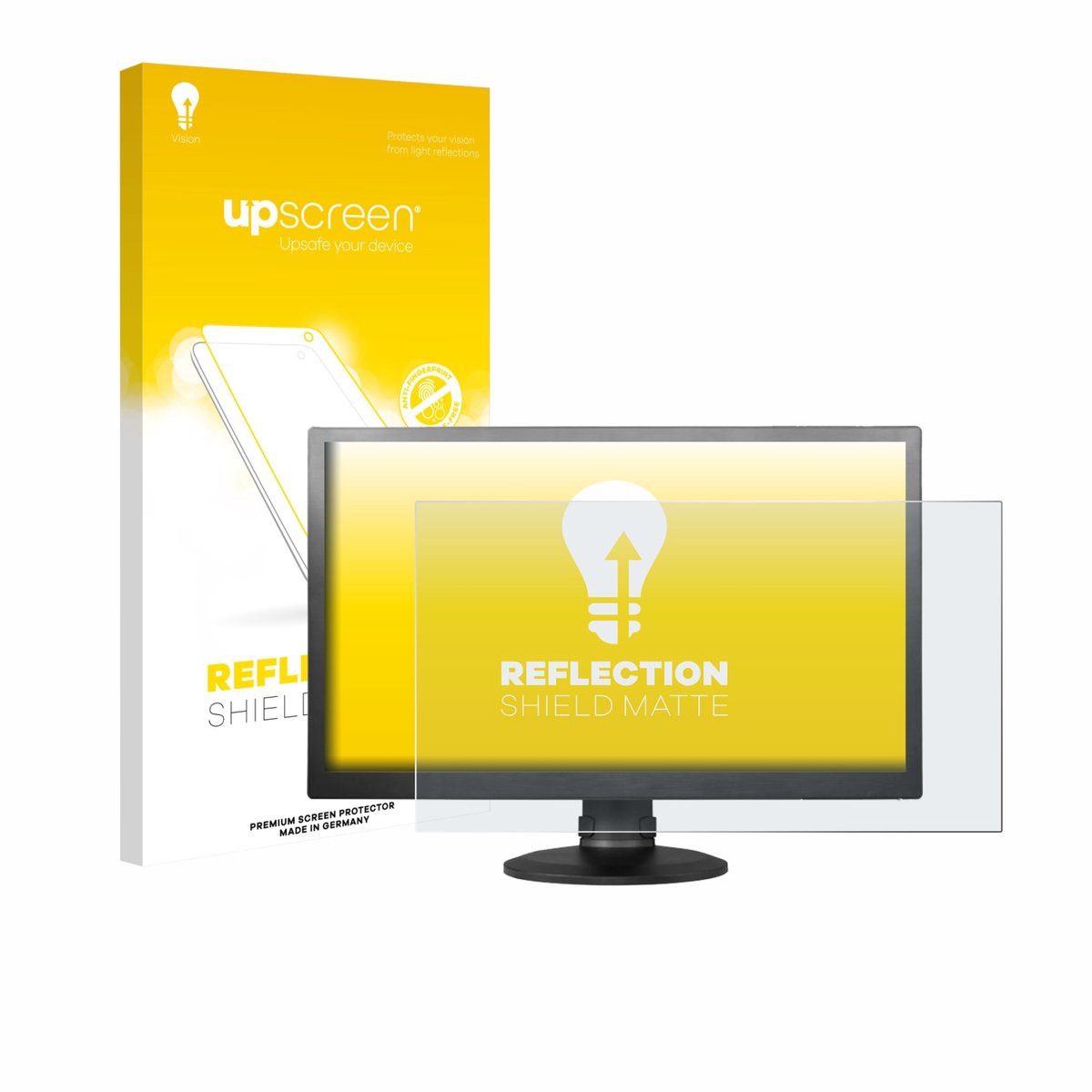upscreen - Screenprotector voor AOC I2475PXQU - Folie Beschermfolie anti glare matte