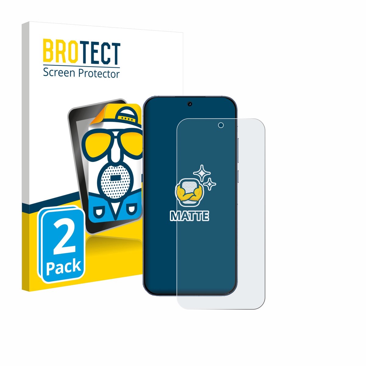 BROTECT - Screenprotector voor realme GT 8 - Folie Beschermfolie matte 2 Stuks