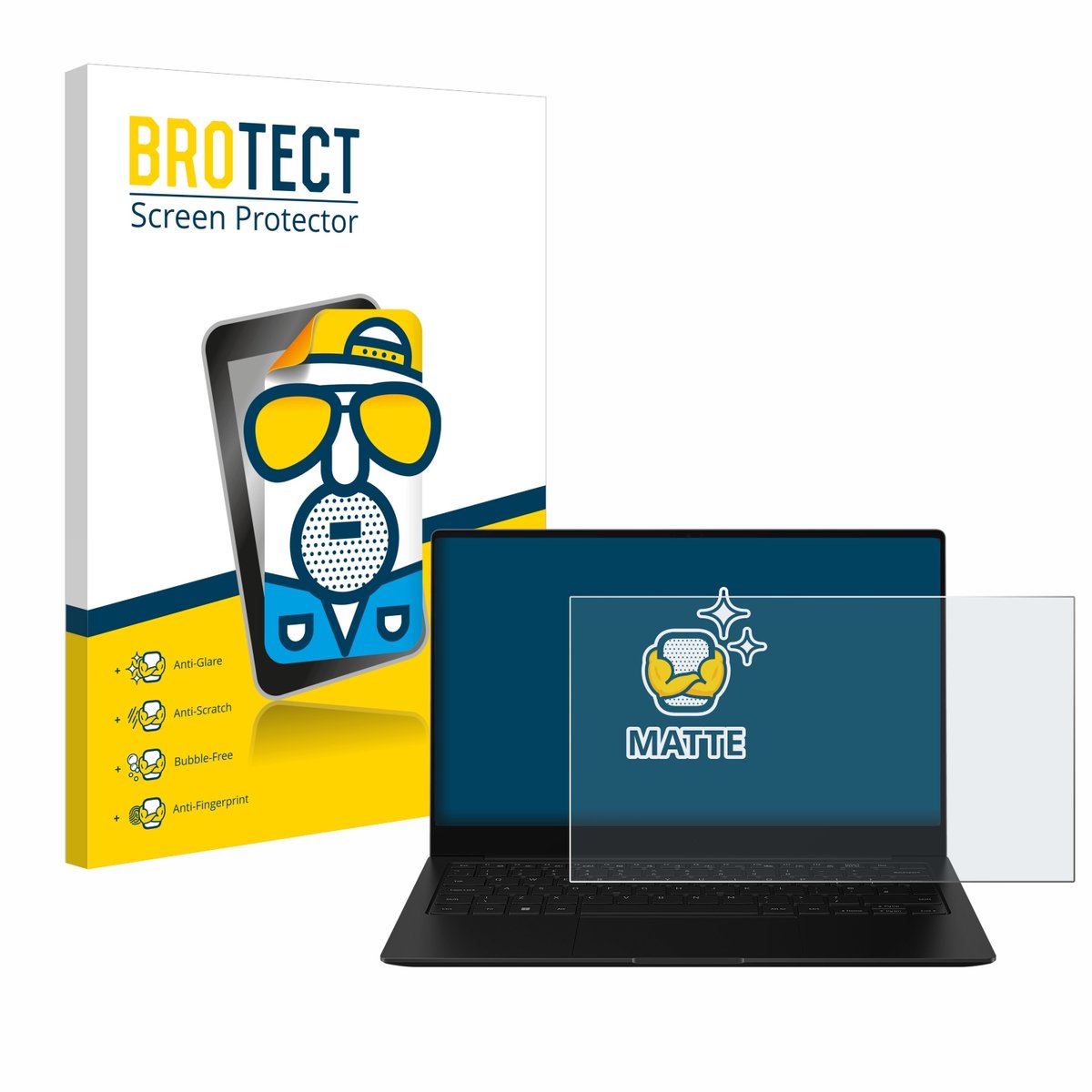 BROTECT - Screenprotector voor Samsung Galaxy Book2 Pro 13.3" - Folie Beschermfolie matte