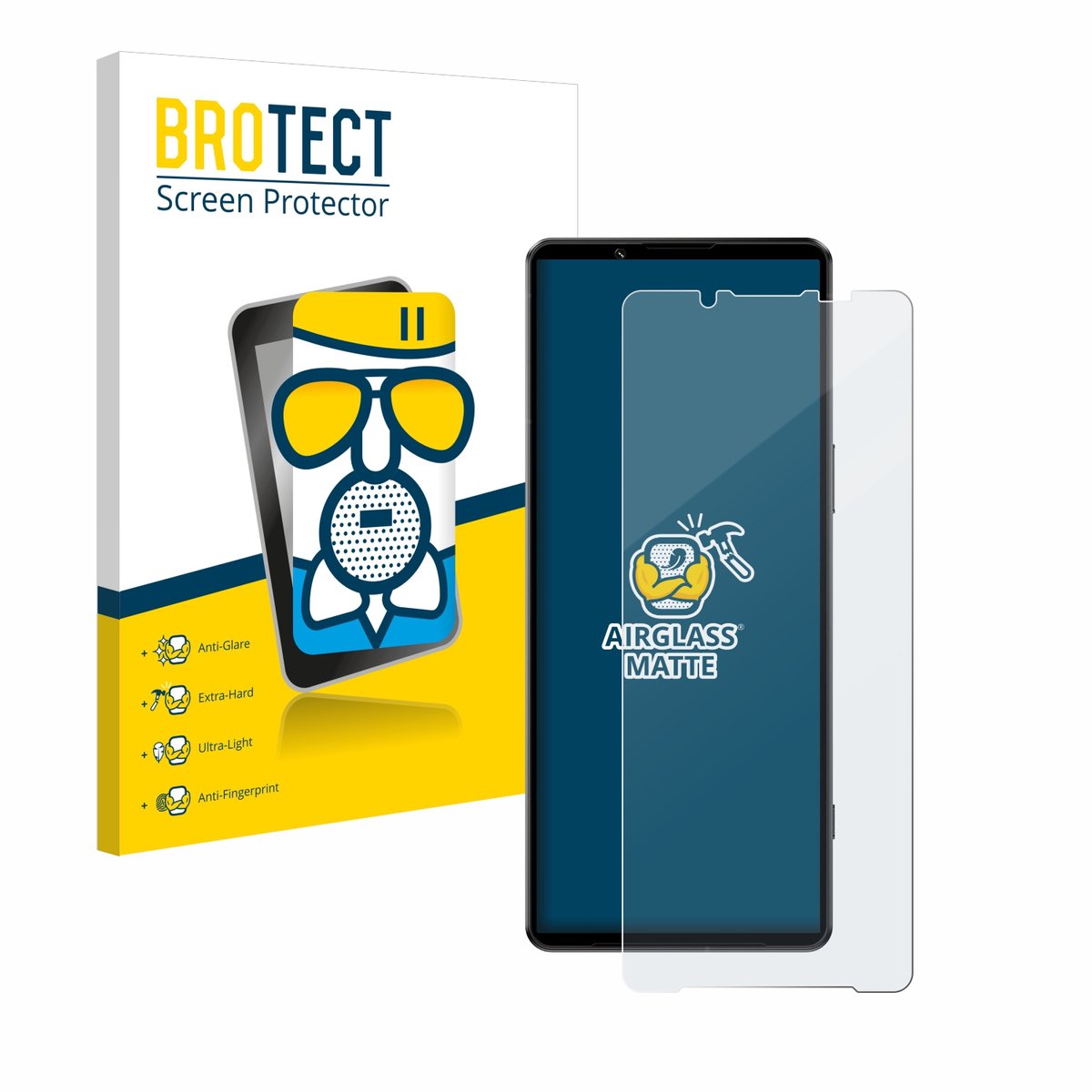 BROTECT - Screenprotector voor Sony Xperia 1 IV - Folie Beschermfolie Beschermglas matte