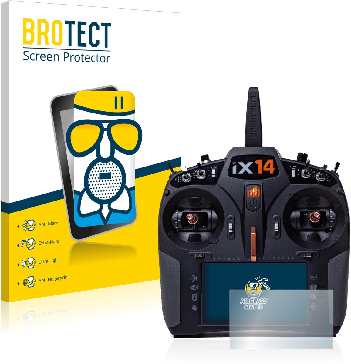 BROTECT - Screenprotector voor Spektrum iX14 - Folie Beschermfolie Beschermglas matte