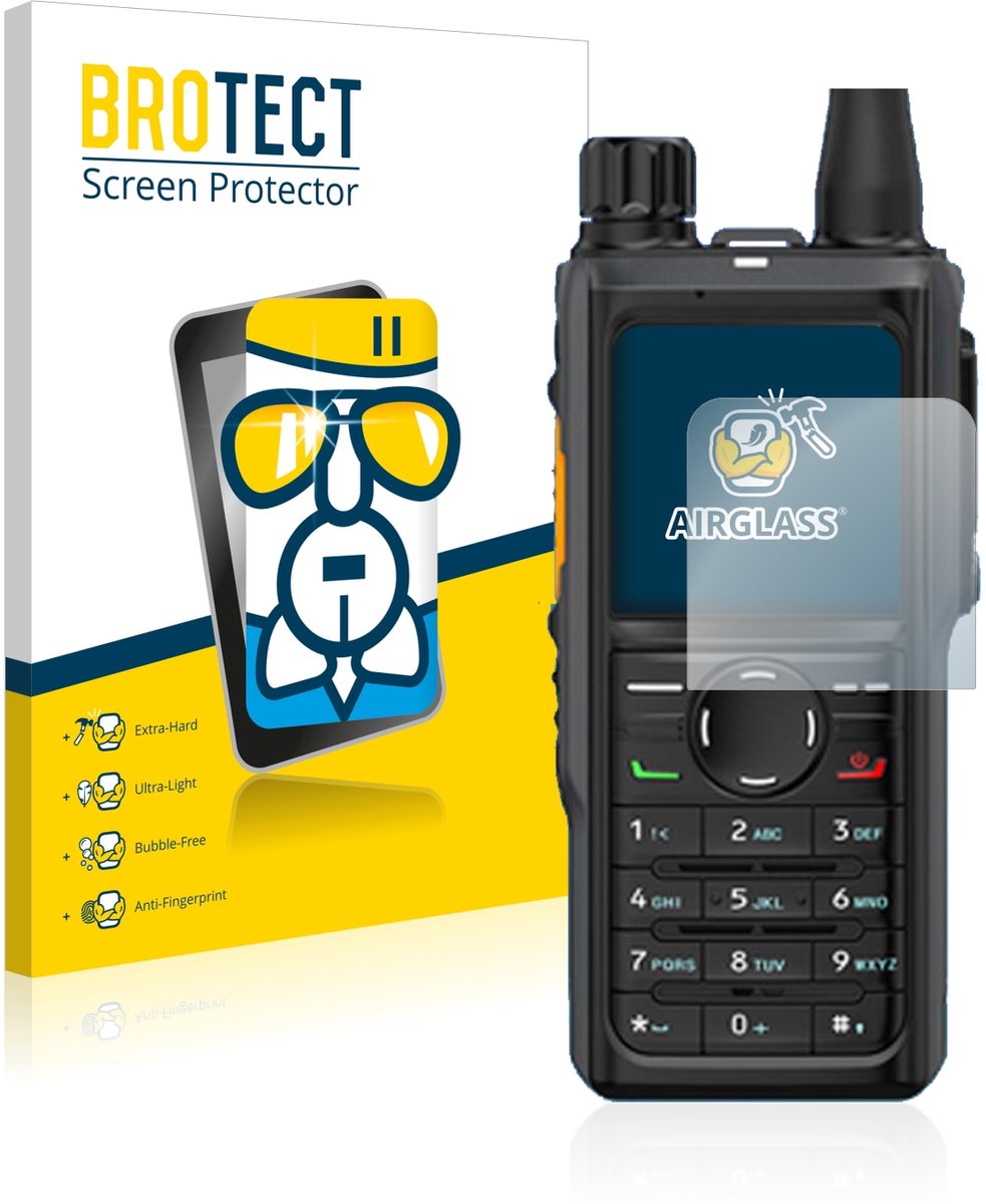 Screenprotector voor Hytera HP 685 Beschermglas transparant
