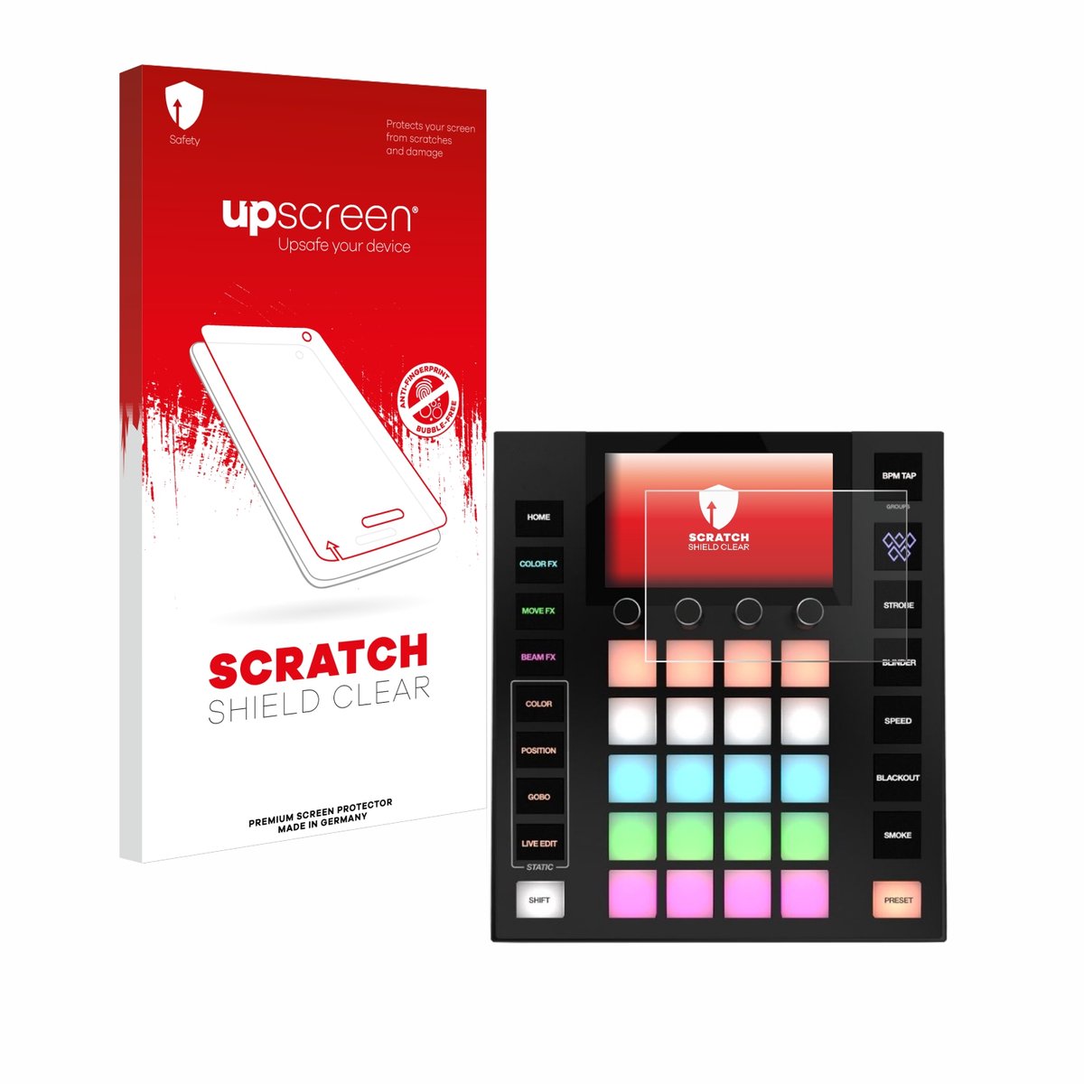 upscreen - Screenprotector voor Wolfmix W1 MK2 - Folie Beschermfolie transparant