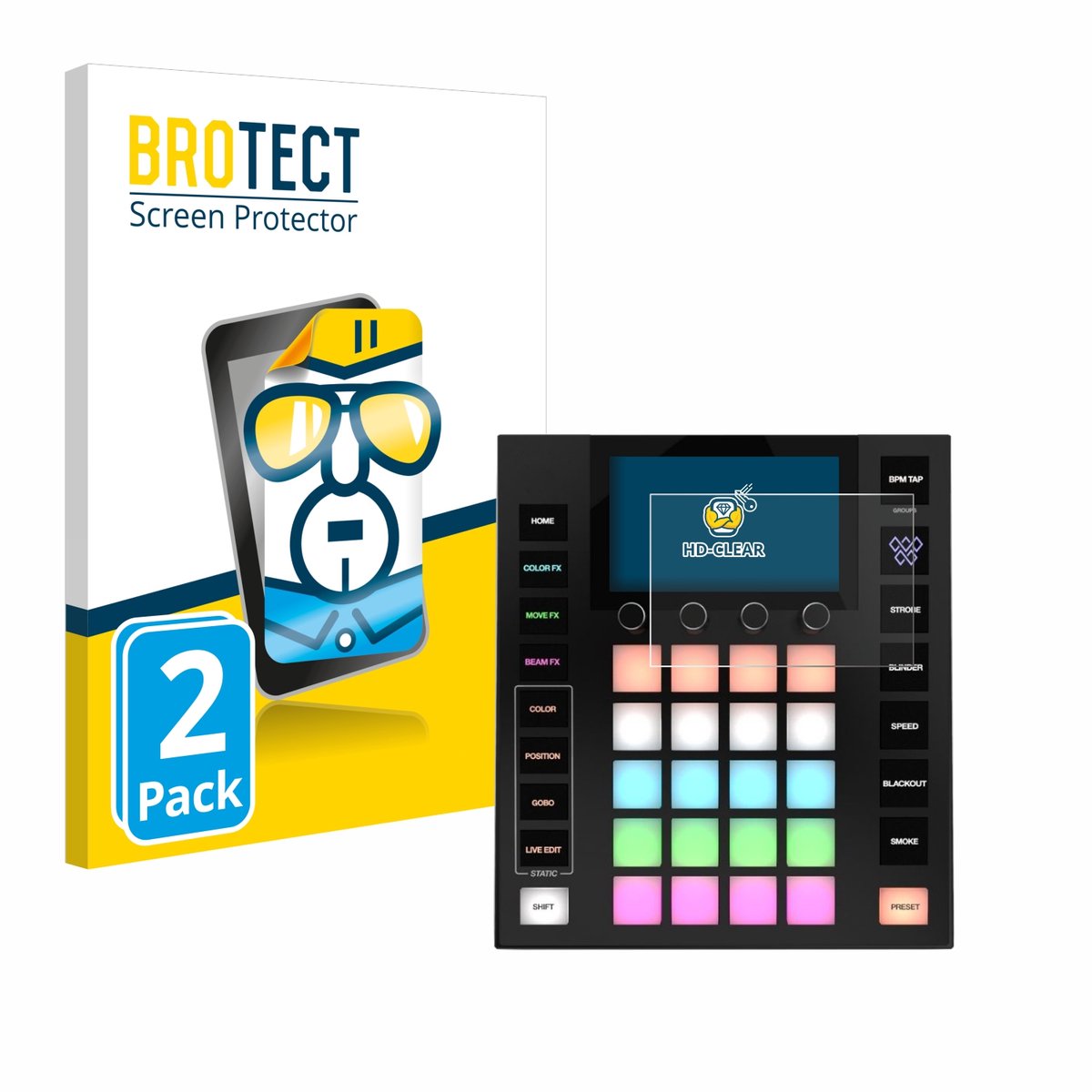 BROTECT - Screenprotector voor Wolfmix W1 MK2 - Folie Beschermfolie transparant 2 Stuks