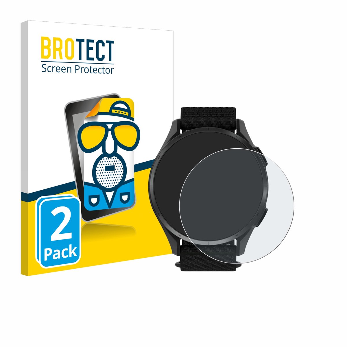 BROTECT - Screenprotector voor Garmin Approach S50 - Folie Beschermfolie matte 2 Stuks