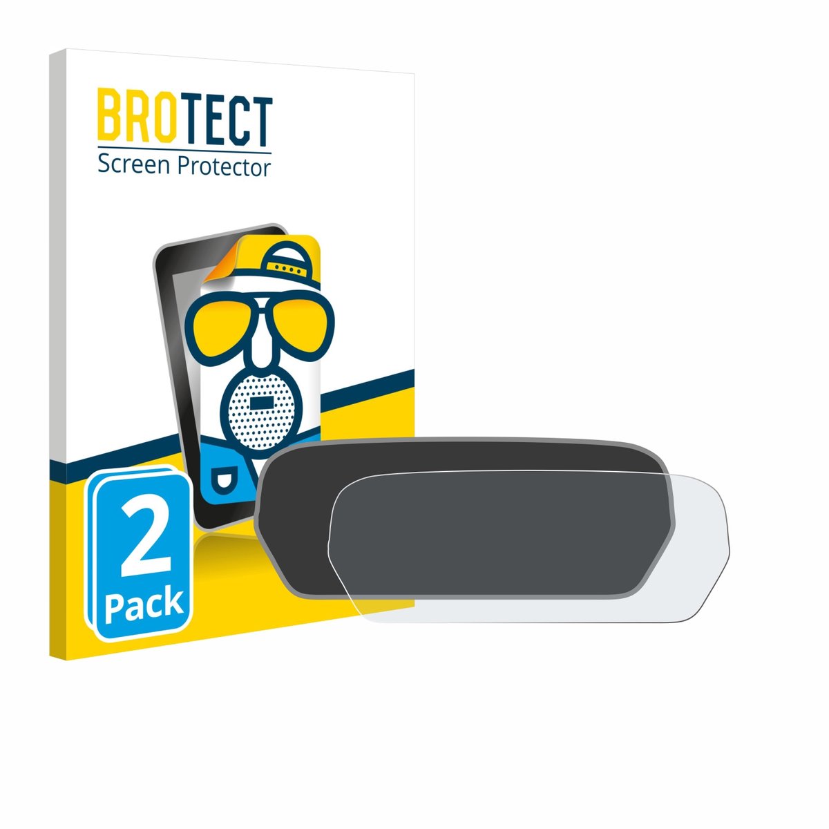BROTECT - Screenprotector voor Audi S3 8Y (2024) - Folie Beschermfolie matte 2 Stuks