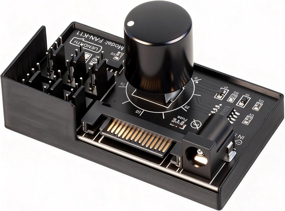 PWM PC Ventilator Snelheidsregelaar 4-pins 6-weg
