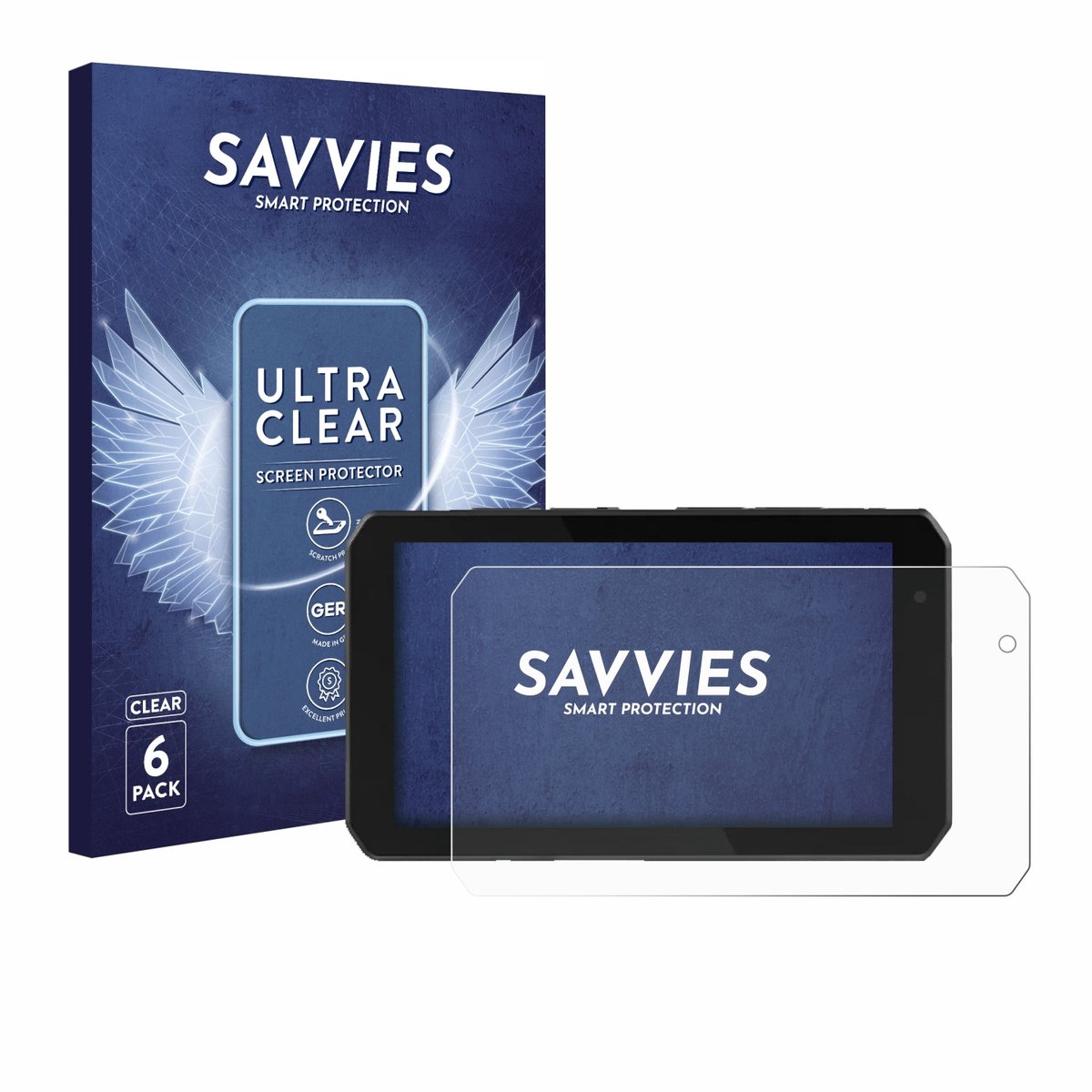 Savvies - Screenprotector voor Chigee AIO-5 Play - Folie Beschermfolie transparant 6 Stuks