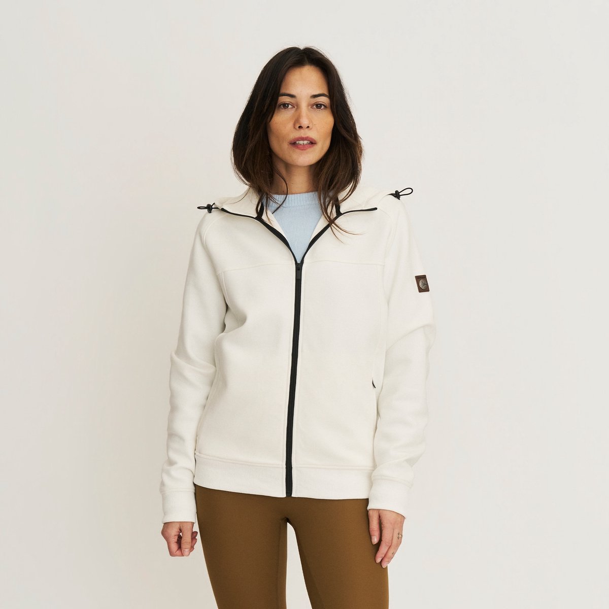 Travelin’ Silje Dames Outdoorvest Sweater Gebroken Creme