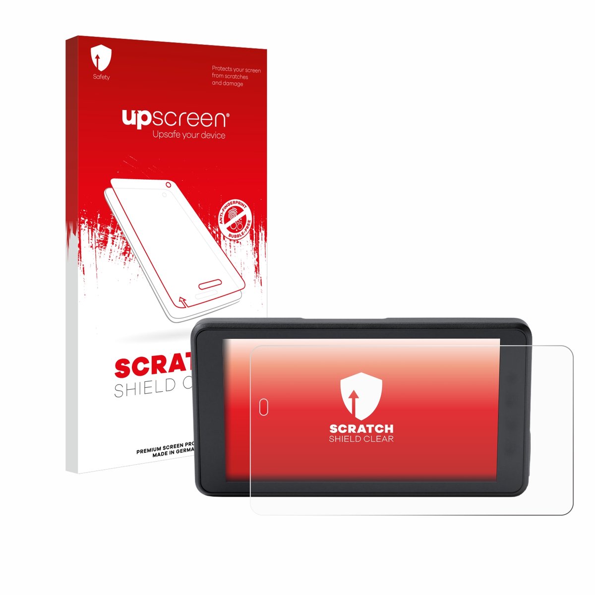 upscreen - Screenprotector voor BMW ConnectedRide Navigator - Folie Beschermfolie transparant