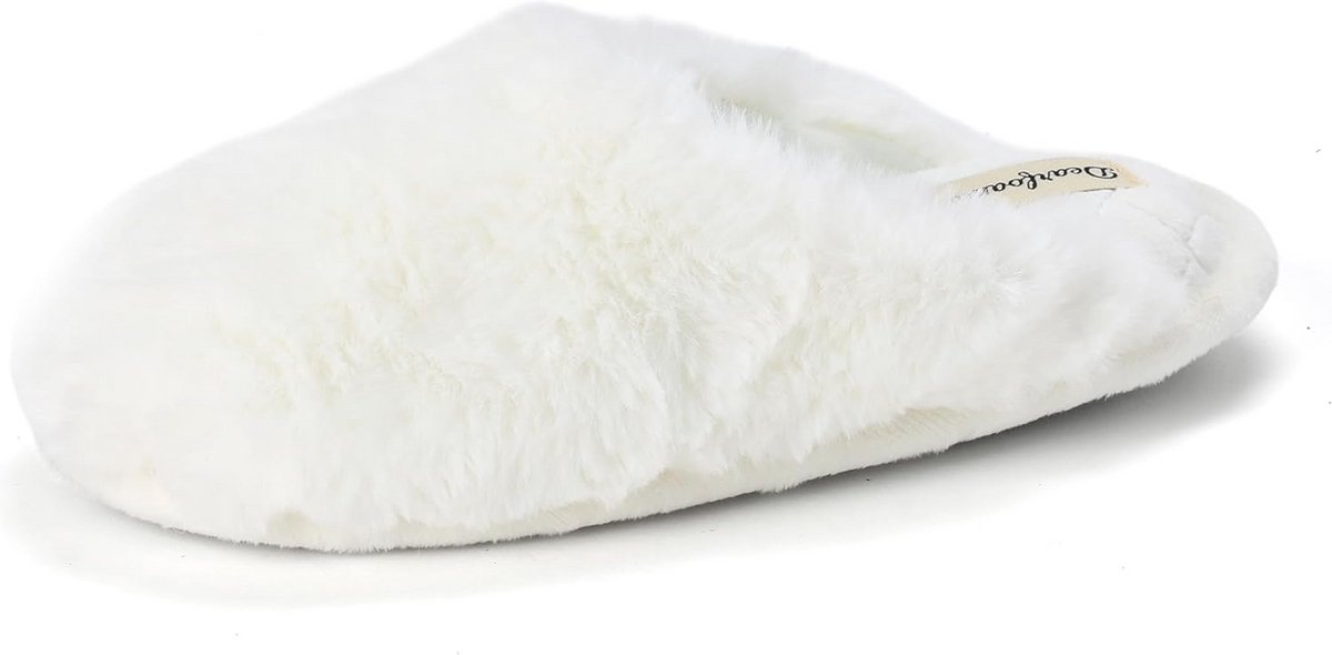 Pluche en Comfortabele Pluizige Dames Pantoffels met Zachte Voering