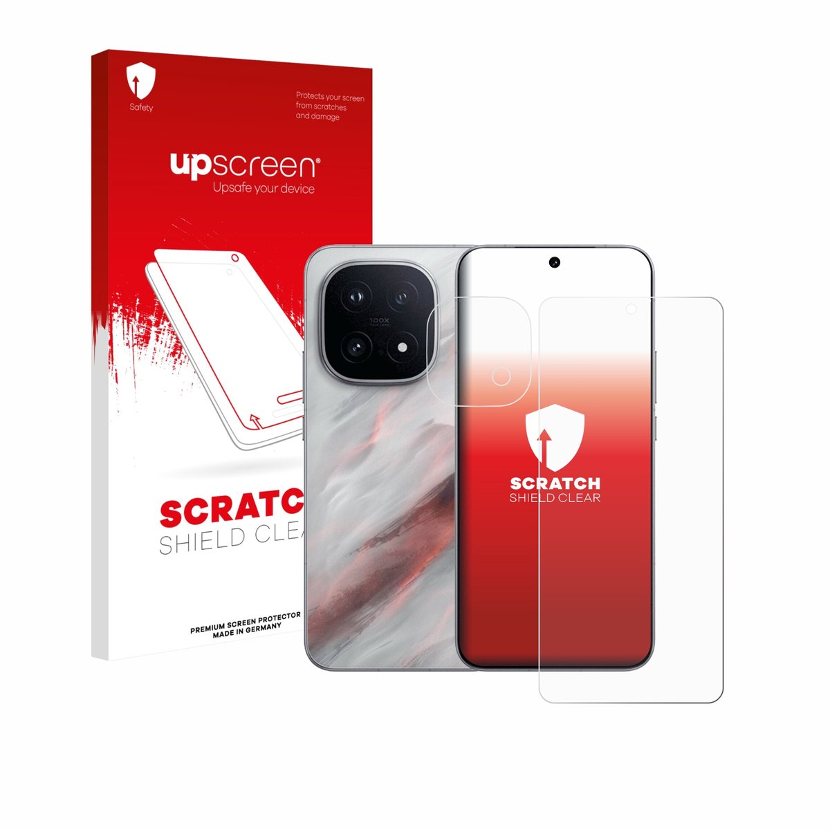 upscreen - Screenprotector voor Vivo iQOO 15 (Voor+Camera) - Folie Beschermfolie transparant