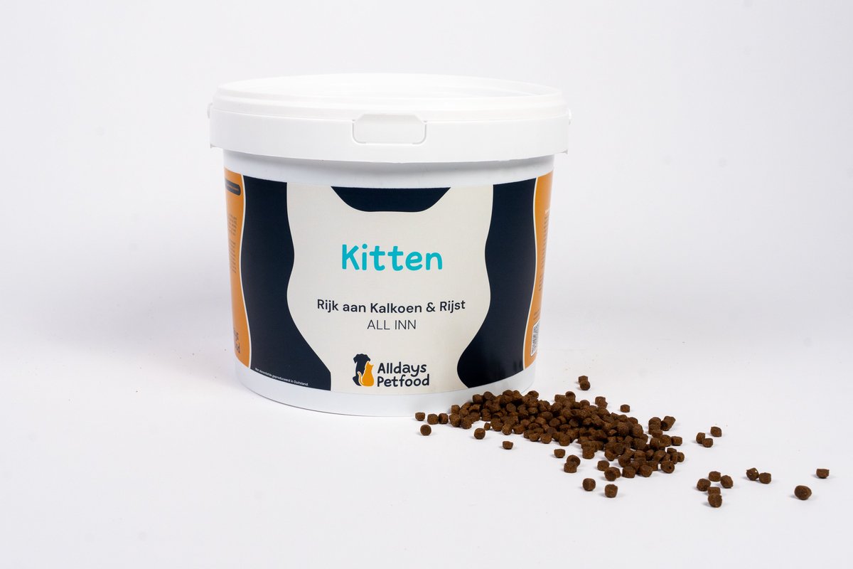 Alldayspetfood Kitten kattenbrokken Rijk aan Kalkoen & Rijst 3 Kg | All Inn