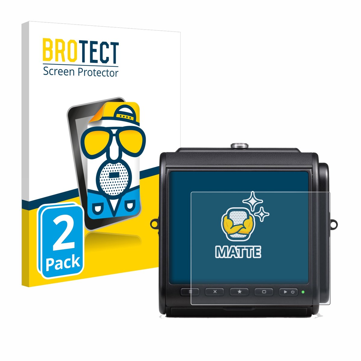 BROTECT - Screenprotector voor Hasselblad 907X 50C - Folie Beschermfolie matte 2 Stuks