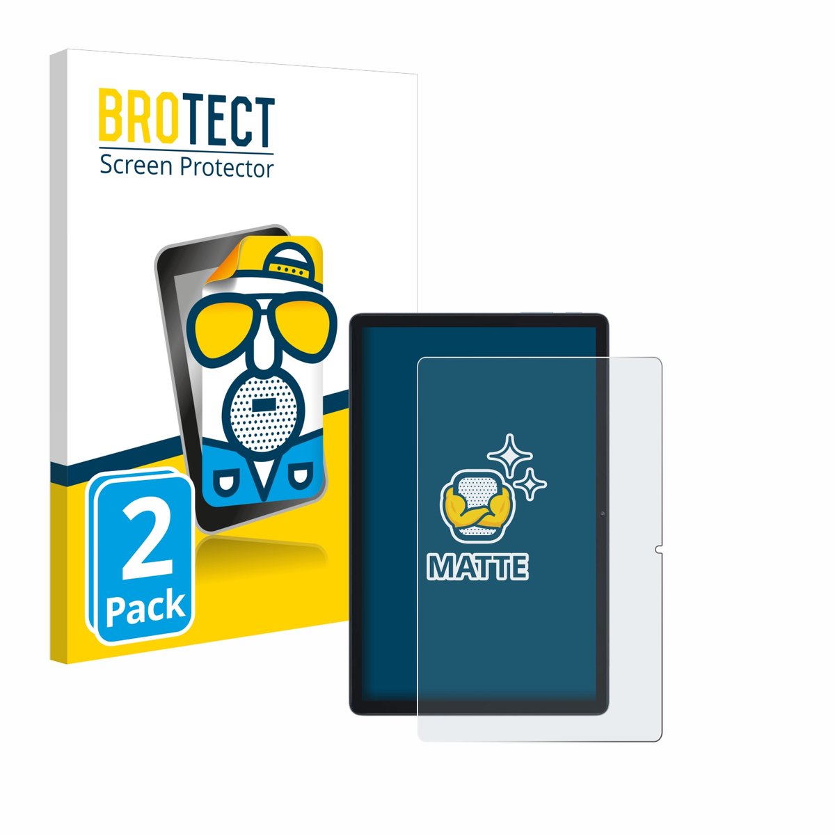 BROTECT - Screenprotector voor Blackview Tab 80 - Folie Beschermfolie matte 2 Stuks