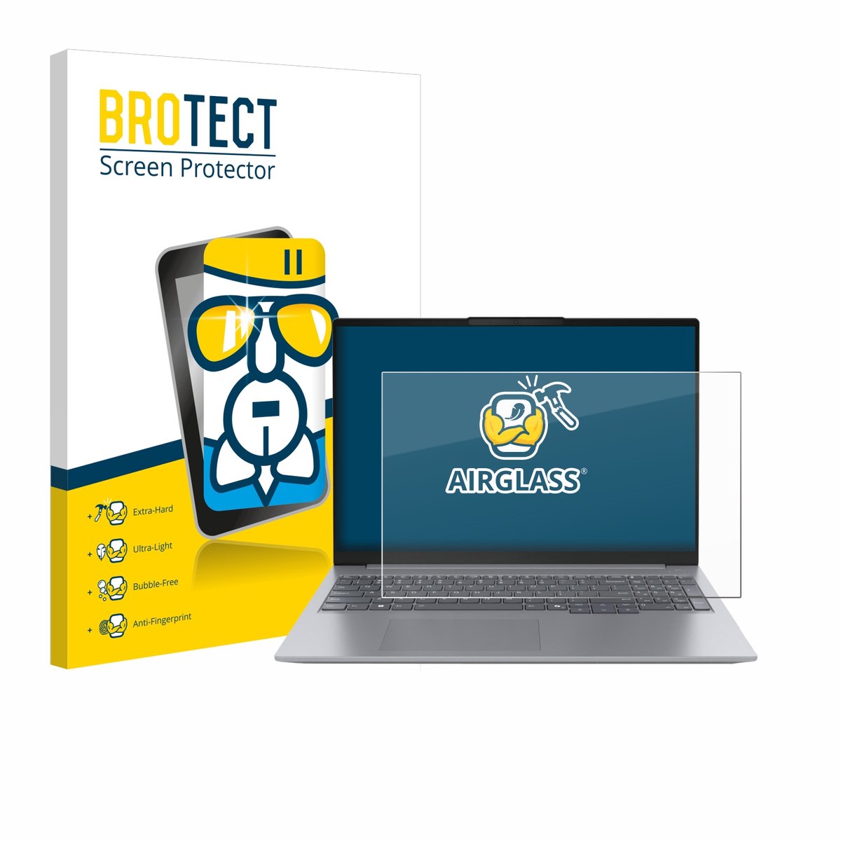 Screenprotector voor Lenovo ThinkBook 16 Gen 7 Beschermglas transparant