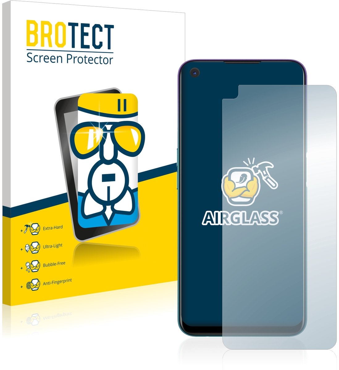 Screenprotector voor Oppo A72 Beschermglas transparant