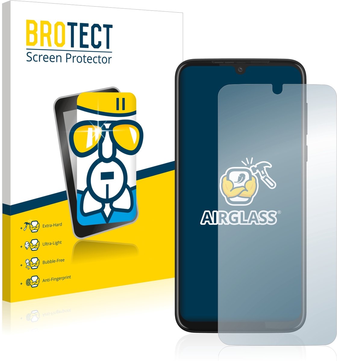 Screenprotector voor Motorola Moto G8 Plus Beschermglas transparant