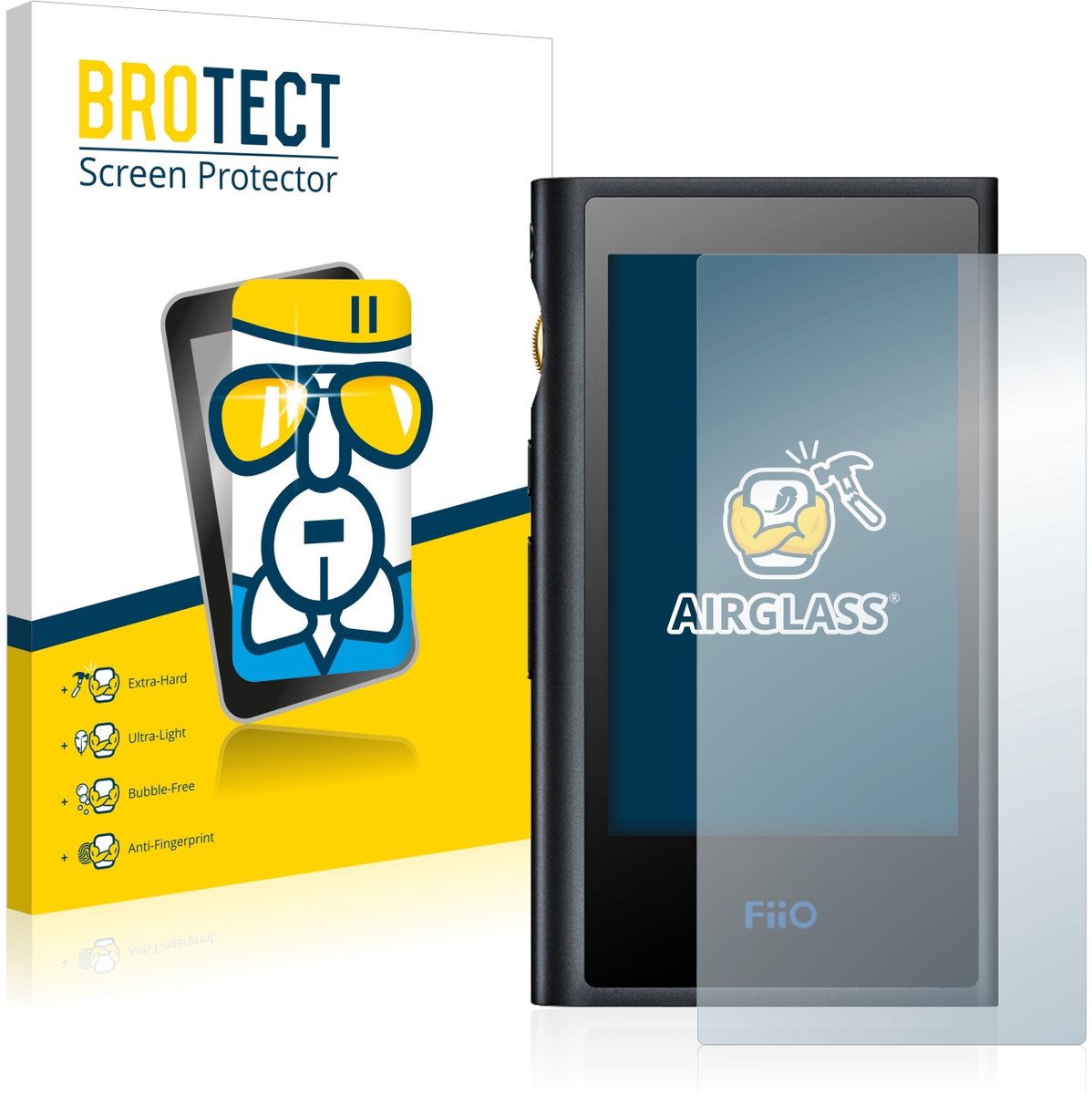 Screenprotector voor FiiO M9 Beschermglas transparant