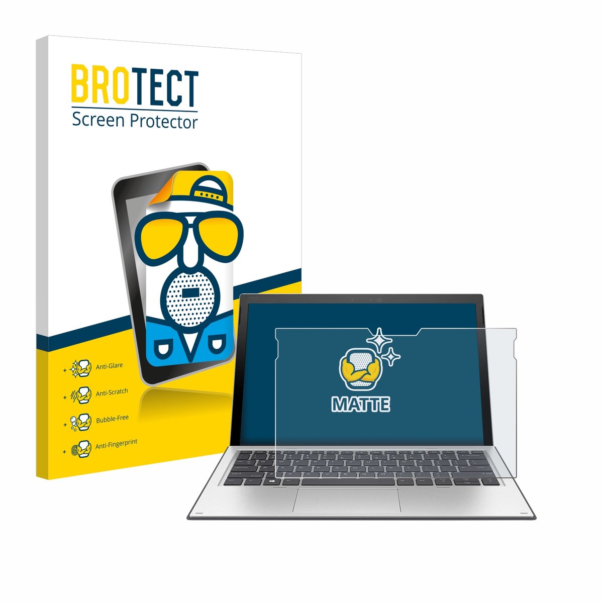 BROTECT - Screenprotector voor HP Elite x2 1013 G3 - Folie Beschermfolie matte