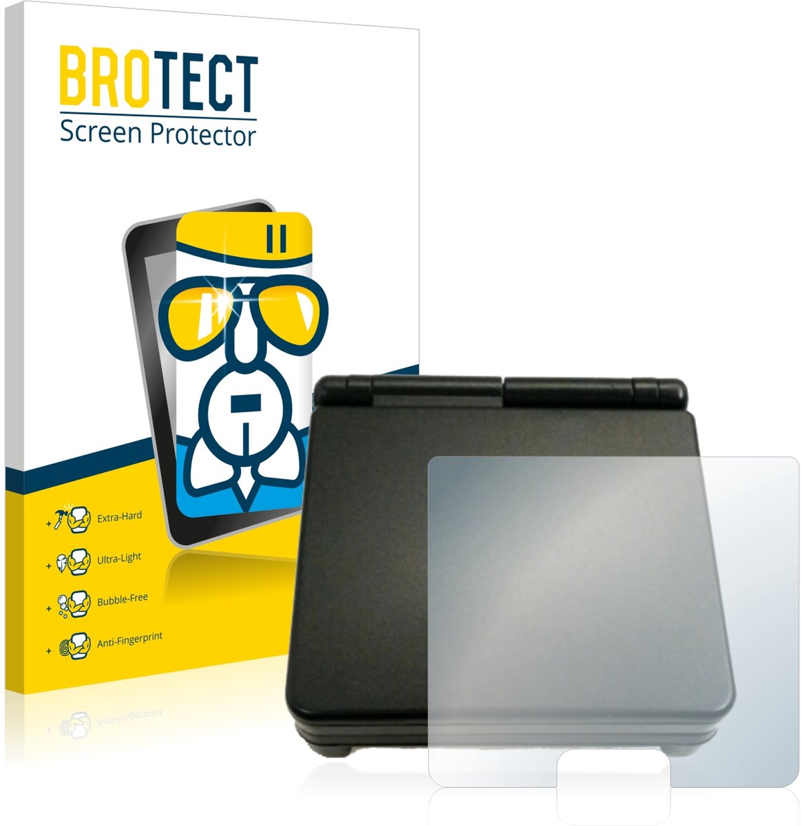 Screenprotector voor Nintendo Gameboy Advance SP (Behuizing) Beschermglas transparant