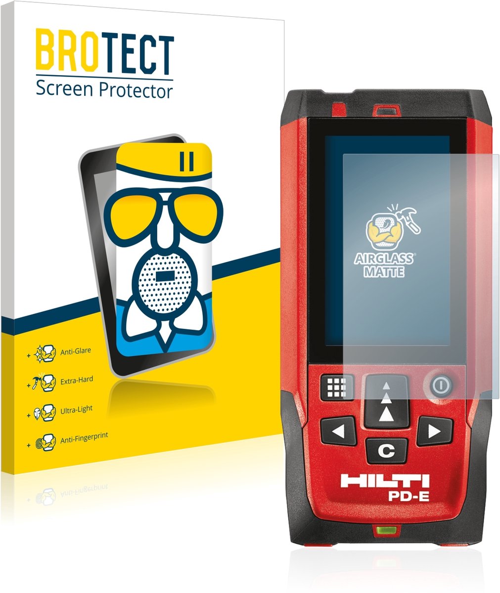 BROTECT - Screenprotector voor Hilti PD-E - Folie Beschermfolie Beschermglas matte