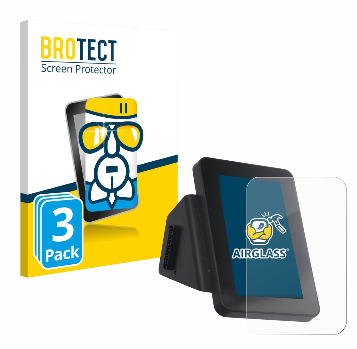 Screenprotector 3 Stuks voor Anycubic Kobra 3 V2 Combo Beschermglas transparant
