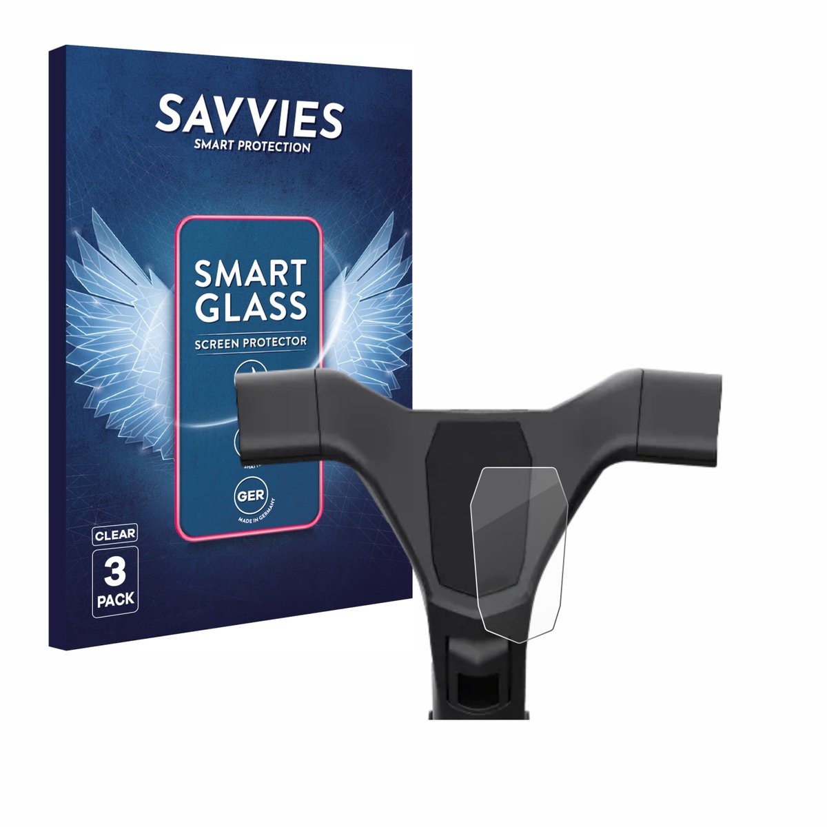 3 Stuks Savvies Screenprotector - geschikt voor Navee ST3 - beschermfolie glas transparant