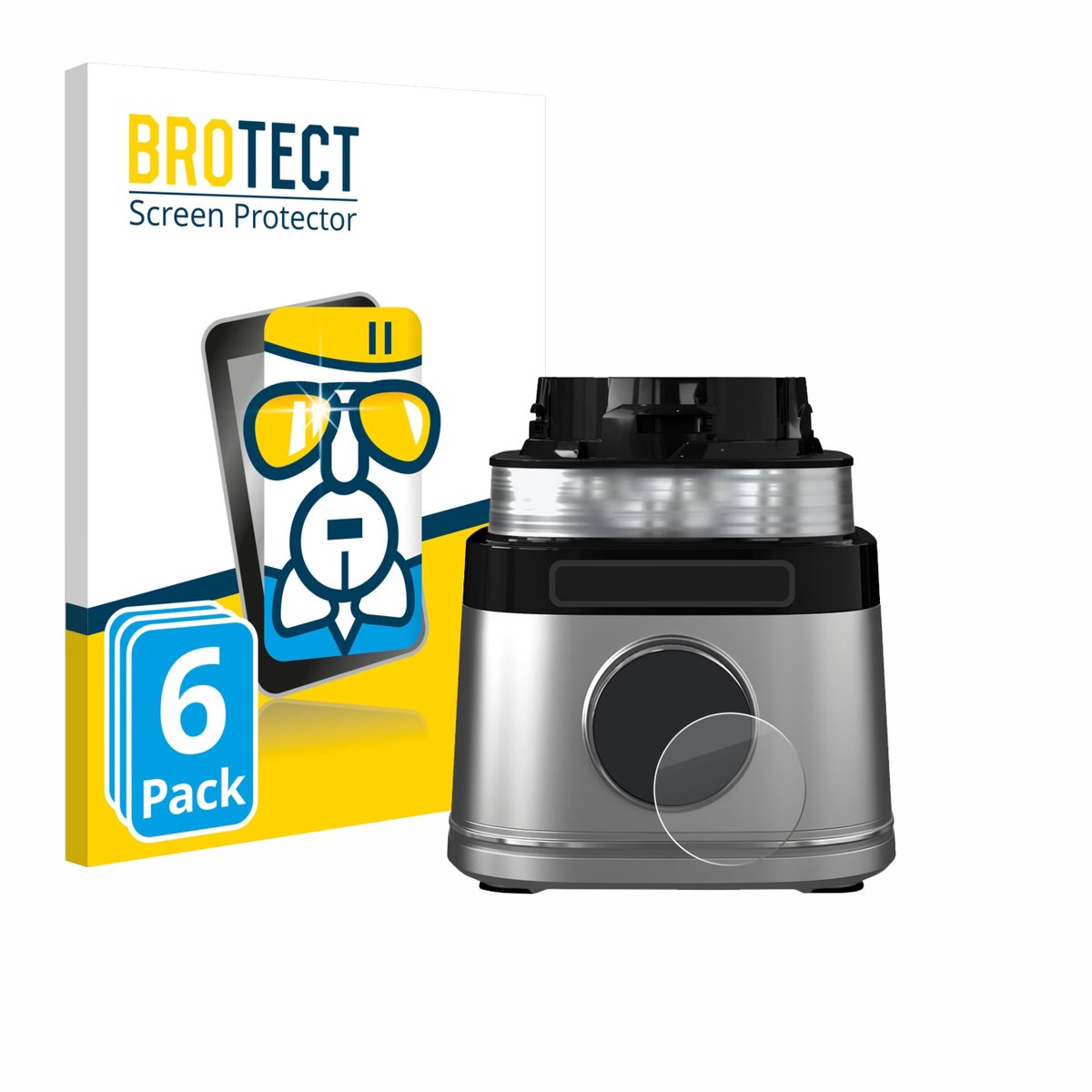 Screenprotector 6 Stuks voor Ninja Detect Power Pro Beschermglas transparant