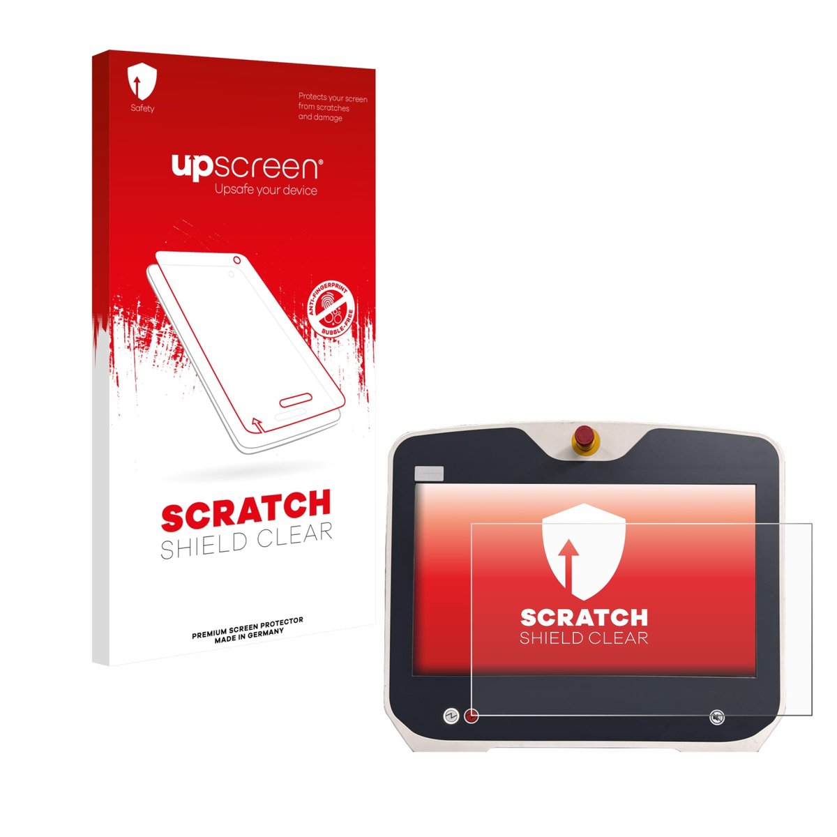 upscreen - Screenprotector voor Siemens Simatic HMI R05A - Folie Beschermfolie transparant