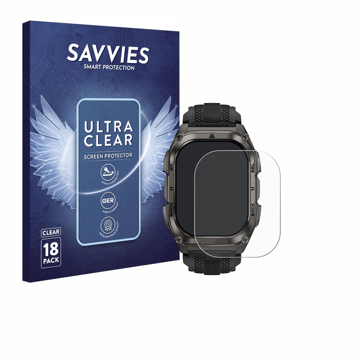 Savvies - Screenprotector voor Kospet Tank M4 - Folie Beschermfolie transparant 18 Stuks