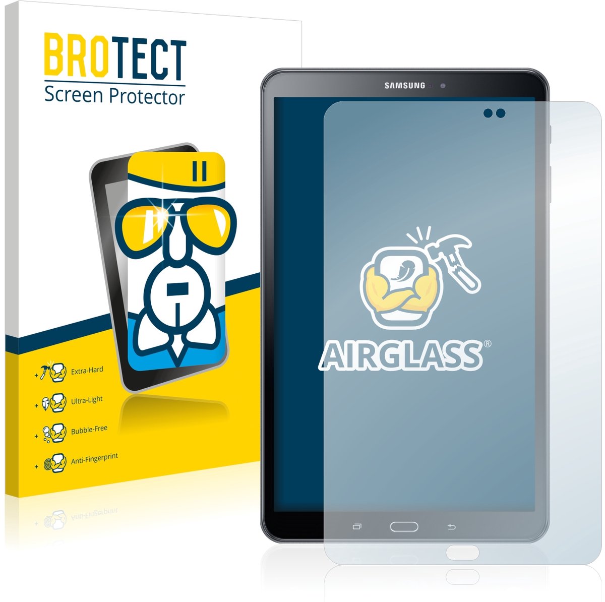 Screenprotector voor Samsung Galaxy Tab A 10.1 2016 Beschermglas transparant