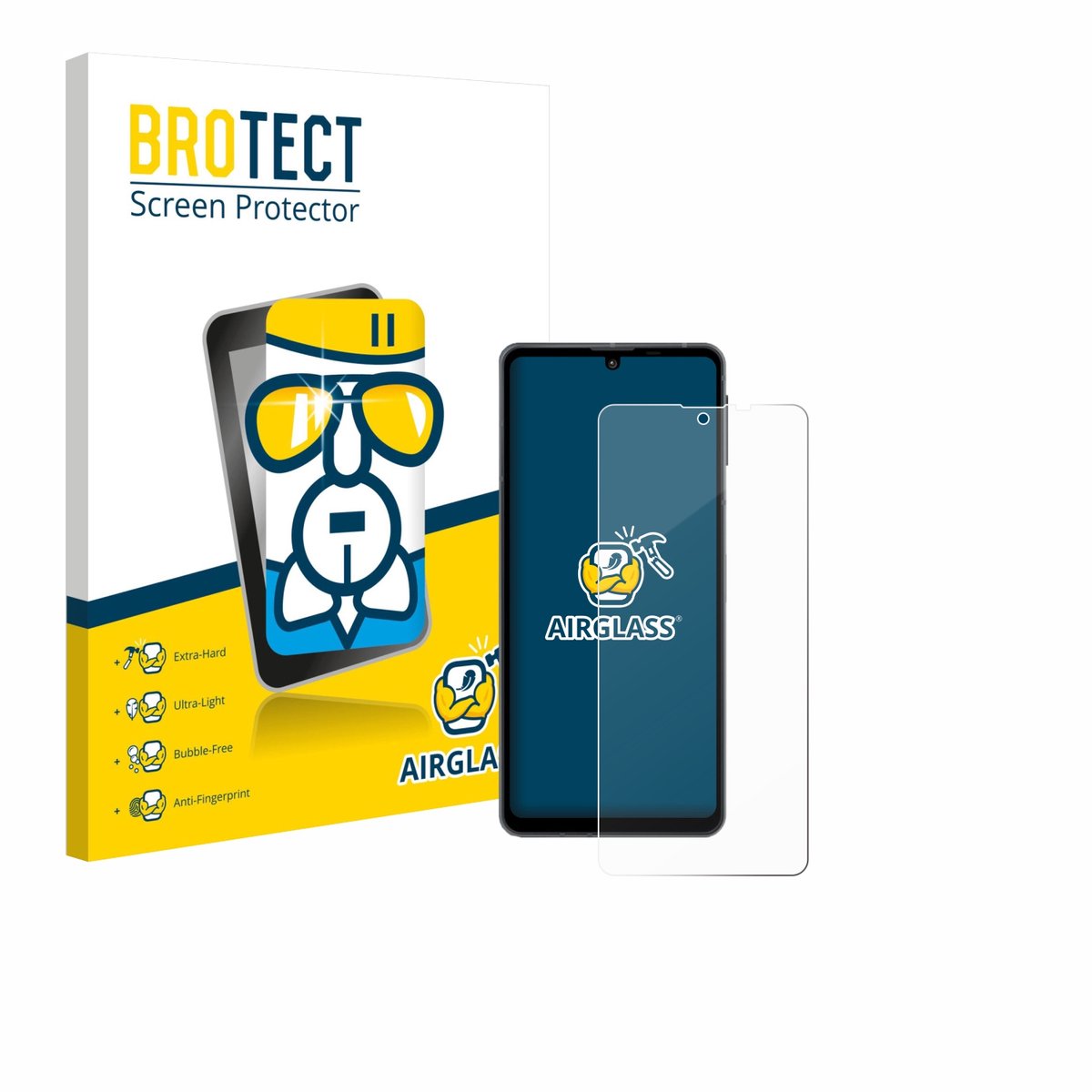 Screenprotector voor Sharp Aquos Sense 8 Beschermglas transparant