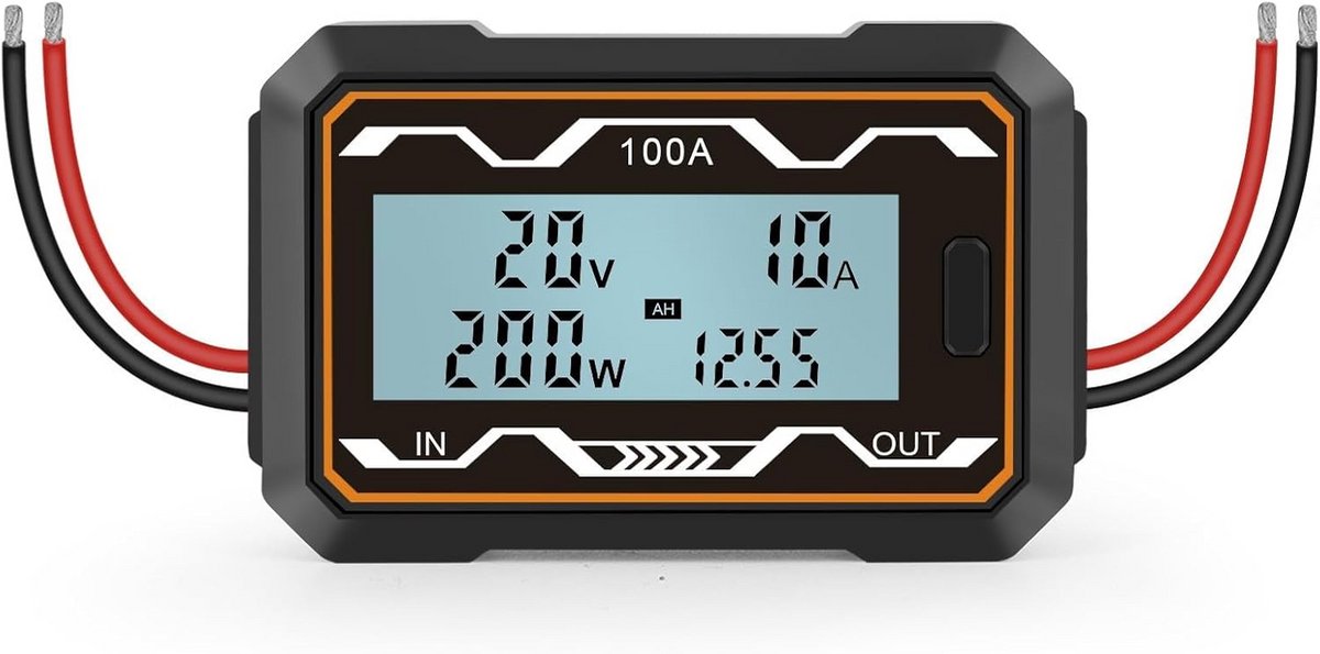 Digitale Zonne-energie Analysator met LCD Display voor 100A/150A/200A Metingen