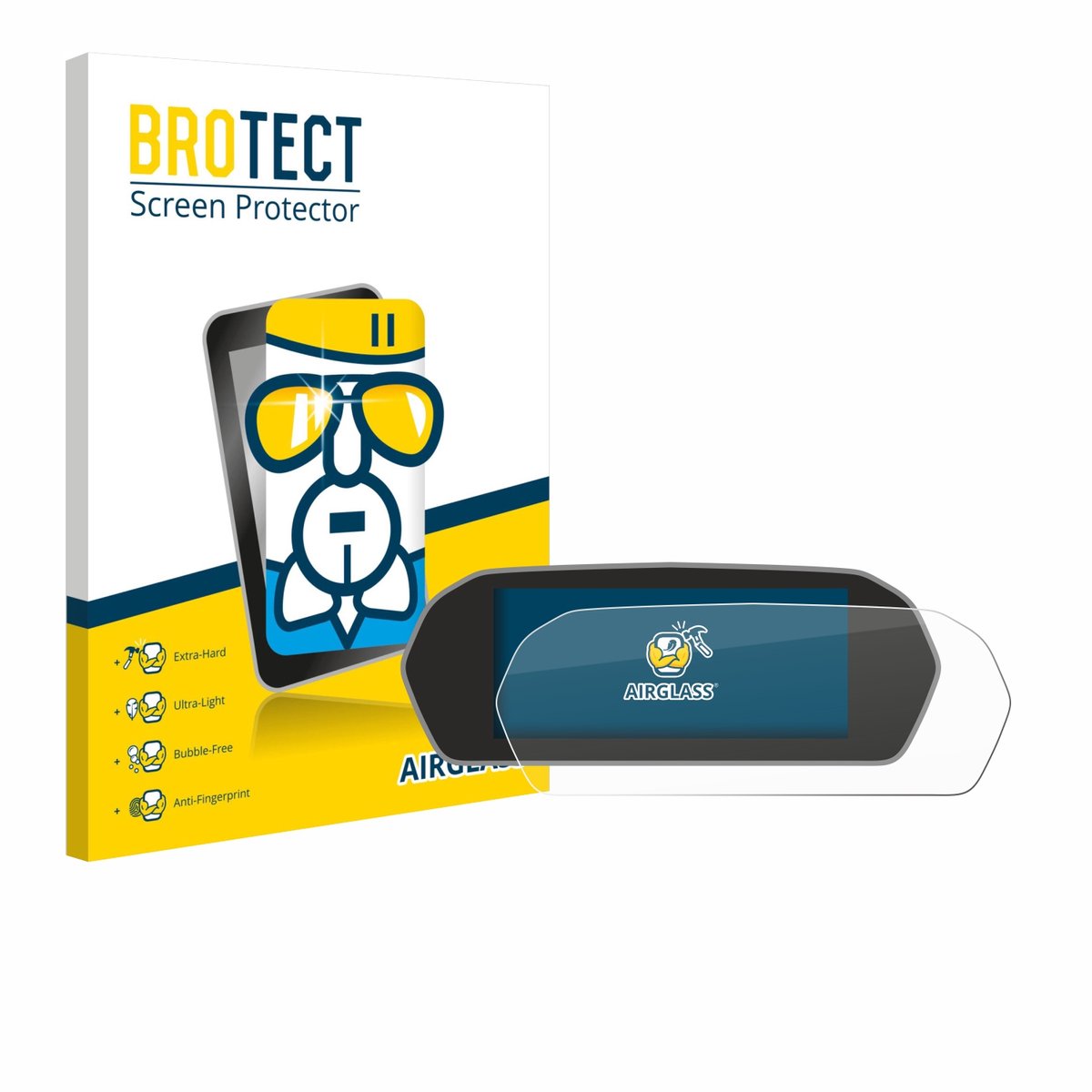 Screenprotector voor Audi A3 Sportback 35 TDI (2025) Beschermglas transparant