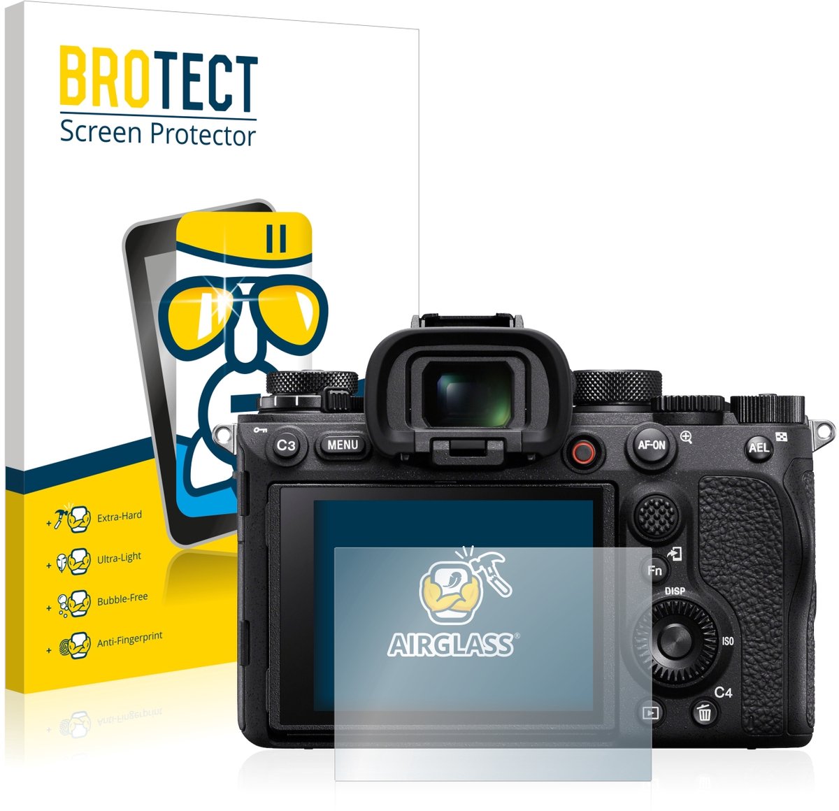 Screenprotector voor Sony Alpha 1 Beschermglas transparant