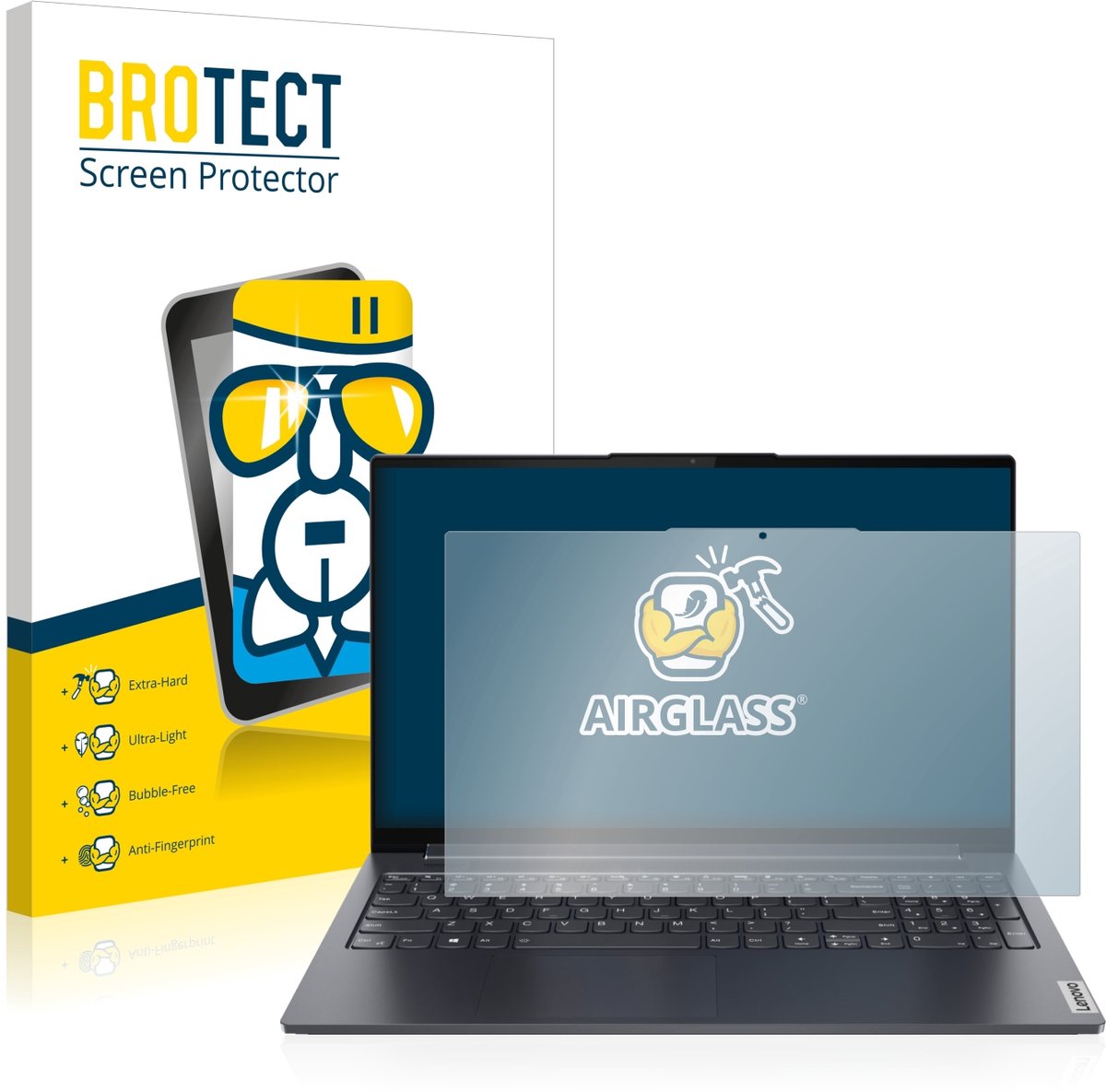 Screenprotector voor Lenovo Yoga 7 Gen 6 (14") 16:9 Beschermglas transparant