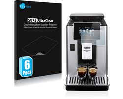 Savvies - Screenprotector voor DeLonghi PrimaDonna Soul ECAM610.74.MB - Folie Beschermfolie transparant 6 Stuks