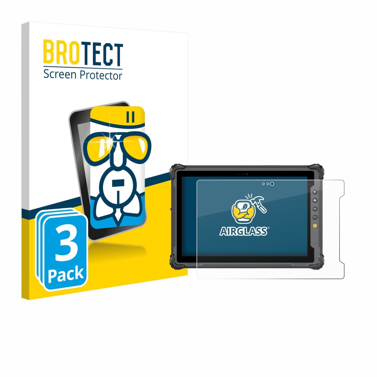 Screenprotector 3 Stuks voor onerugged W10 J Beschermglas transparant