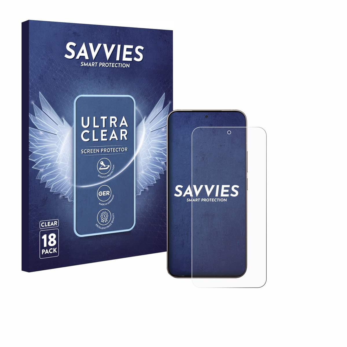Savvies - Screenprotector voor Xiaomi 15T Pro - Folie Beschermfolie transparant 18 Stuks