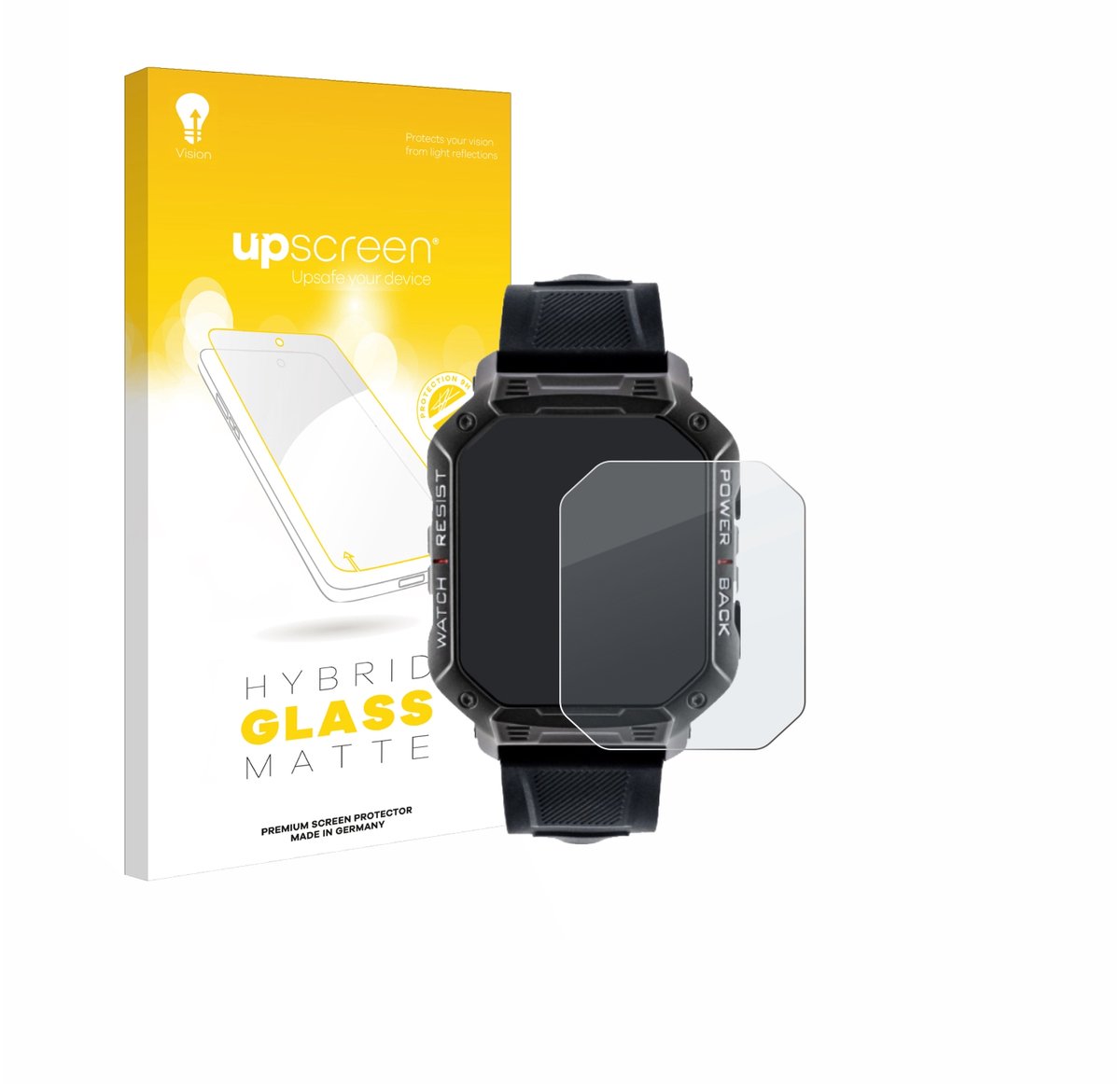 upscreen - Screenprotector voor Watchmark Ultra - Folie Beschermfolie Beschermglas matte