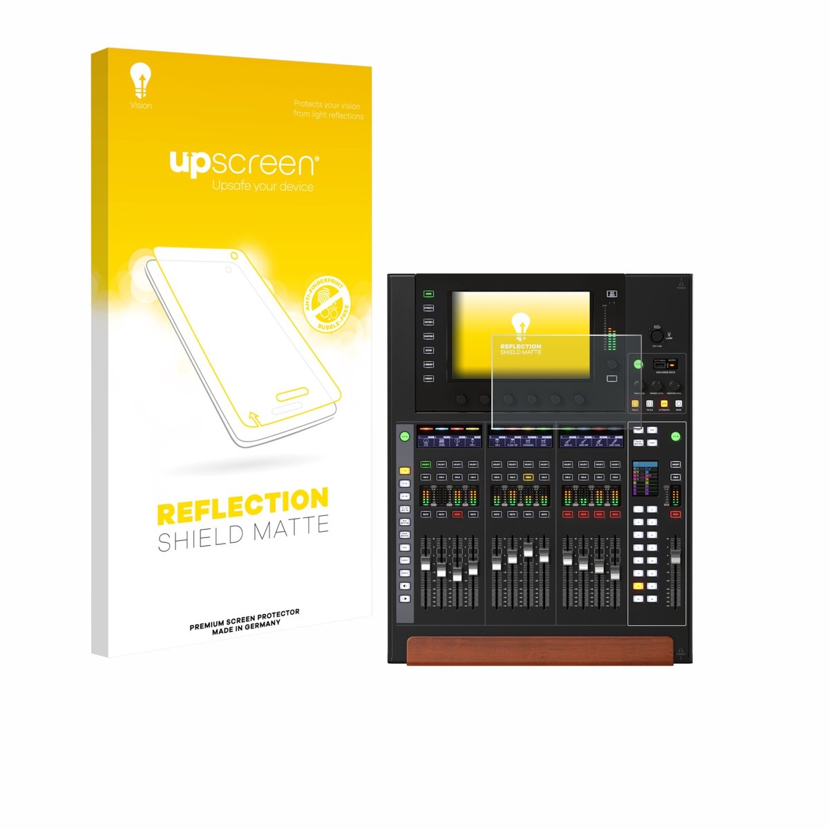 upscreen - Screenprotector voor Behringer Wing Compact - Folie Beschermfolie anti glare matte
