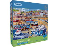 Gibsons - Zand bij St Ives ("Sand at St.Ives") - Roger Neil Turner - 250XL stukjes - 48×34cm - Legpuzzels voor Volwassenen