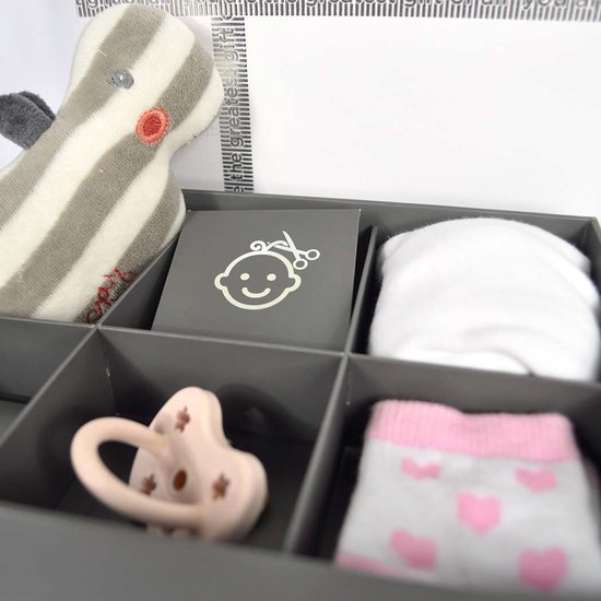 Dooky 2D Baby Hand- en Voetafdruk Lijst met Memory Box - Foto en Klei Afdrukken - Huidvriendelijk & Eenvoudig te Maken - Kraam- of Cadeau Geschenk van Dooky — afbeelding 2